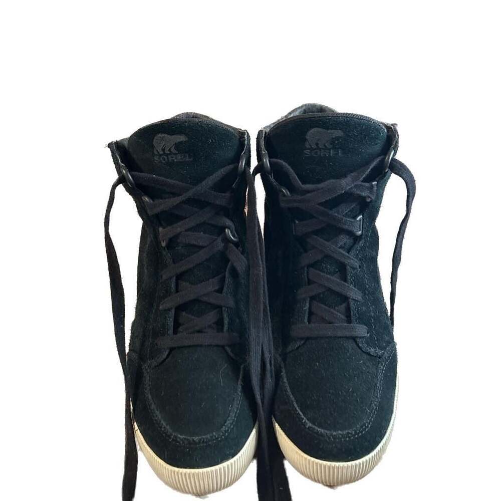 Sorel Out N About Wedge Women's Boots Black Suede